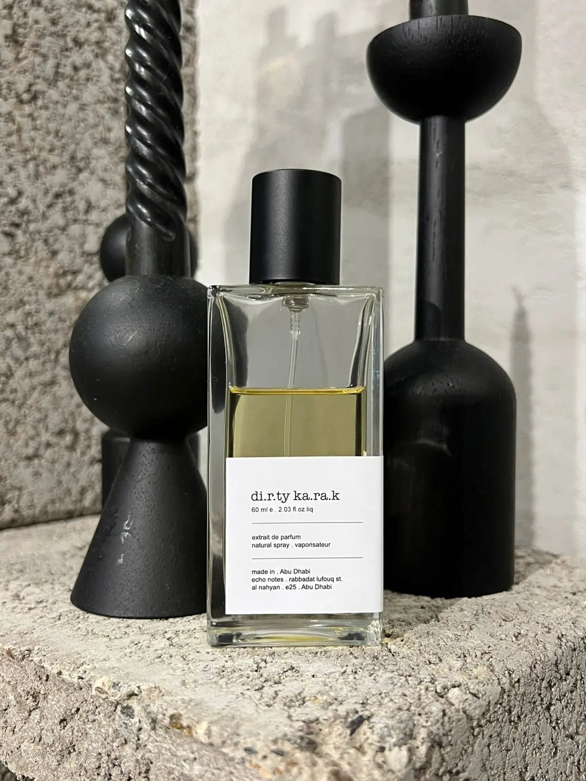 Dirty Karak by Echo Notes — Oriental Woody fragrance with Black Tea, Saffron, and Cardamom