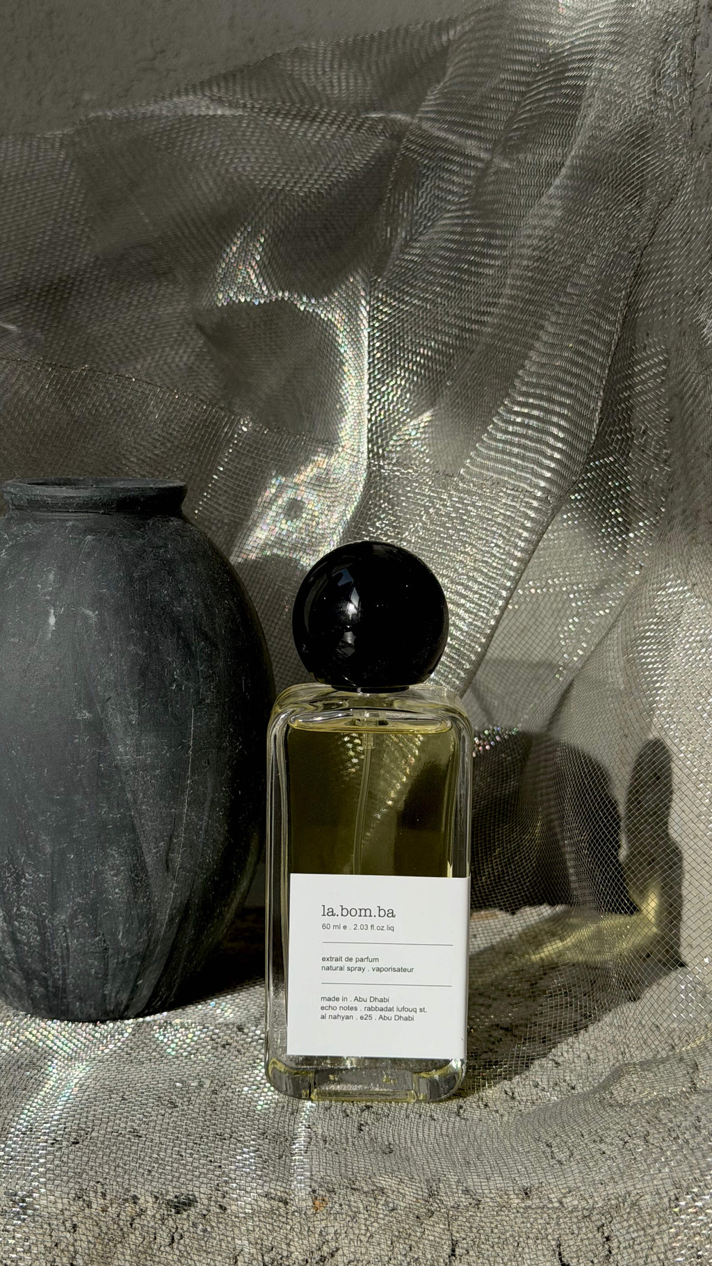 La Bomba eau de parfum bottle Echo Notes oriental floral fragrance