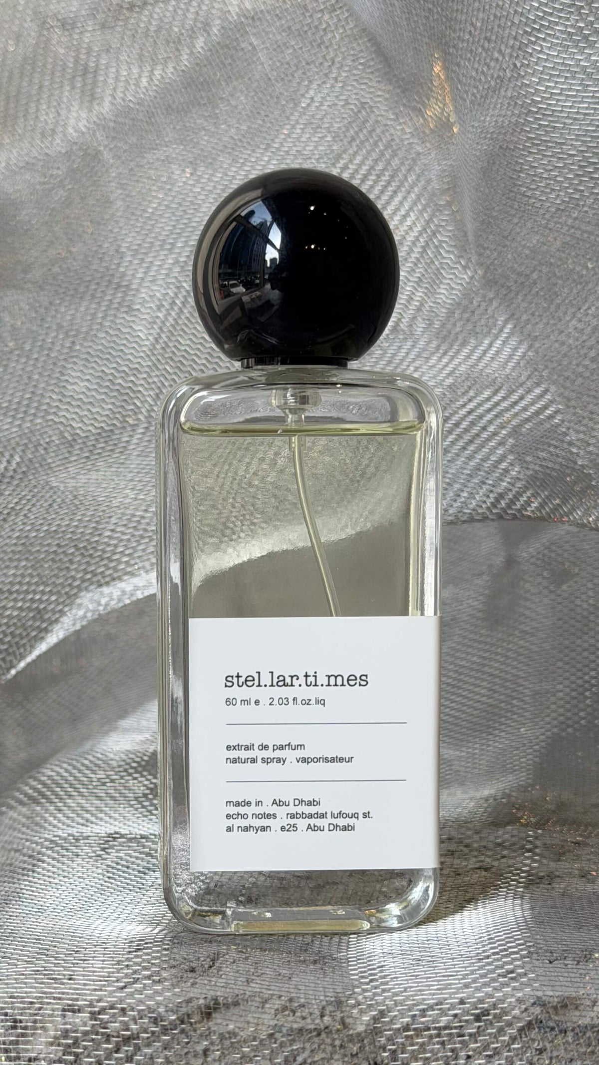 Stellar Times eau de parfum bottle Echo Notes oriental floral fragrance