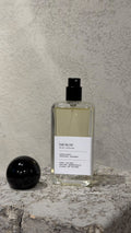 Echo Notes Haltane perfume bottle showcasing a luxurious blend of lavender, saffron, praline, and dark agarwood oud.